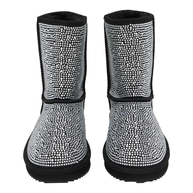 Philipp Plein Stiefel Stiefel Mid Flat Verziert silber(Image 2)