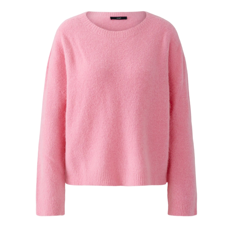 Oui Pullover Pullover rosa
