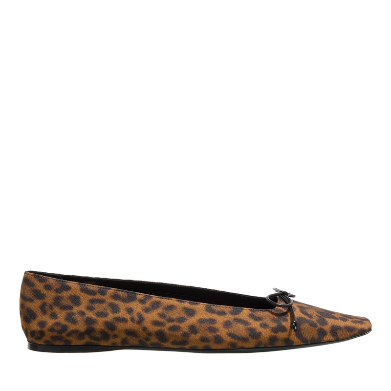 Saint Laurent Ballerinas Poppy Ballerina Shoes Brown / Black