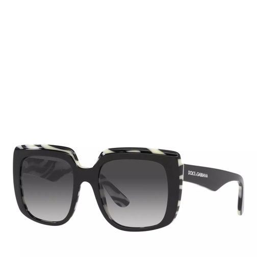 Dolce&Gabbana 0DG4414 Top Black On Zebra Sonnenbrille