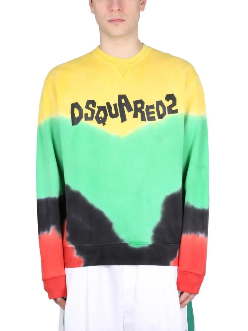 Thumbnail - Dsquared2 - D2 Jamaica Sweatshirt - Größe L - multi