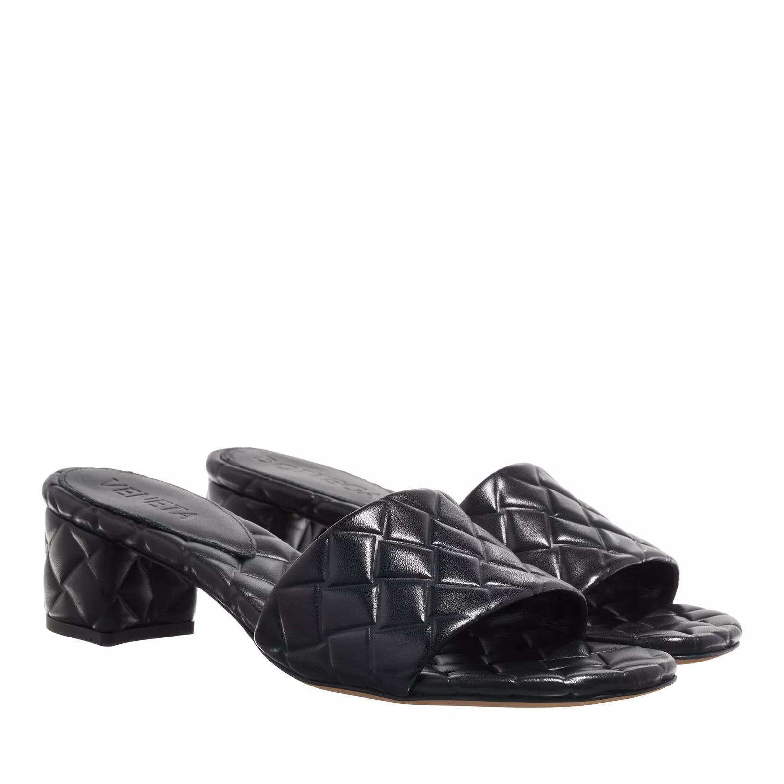 Bottega veneta black store sandals