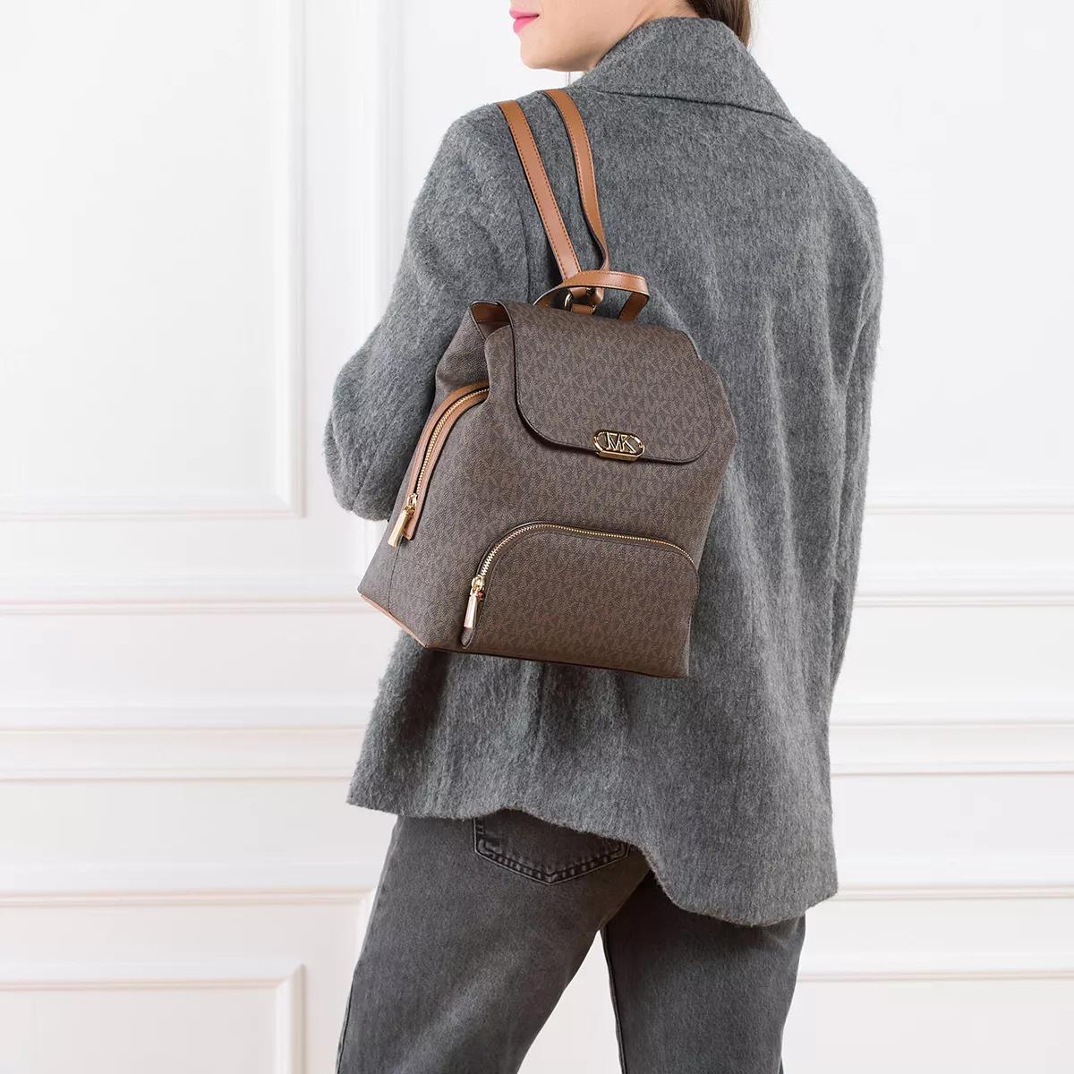 Michael Kors Kensington Medium Backpack Brown Acorn Backpack