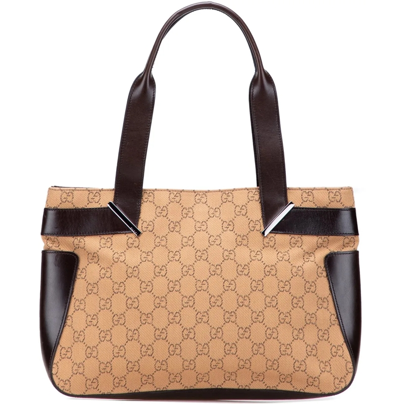 Gucci Shopper GG Canvas Tote braun