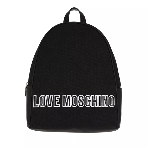 Love Moschino Canvas Handle Bag Nero Sac à dos