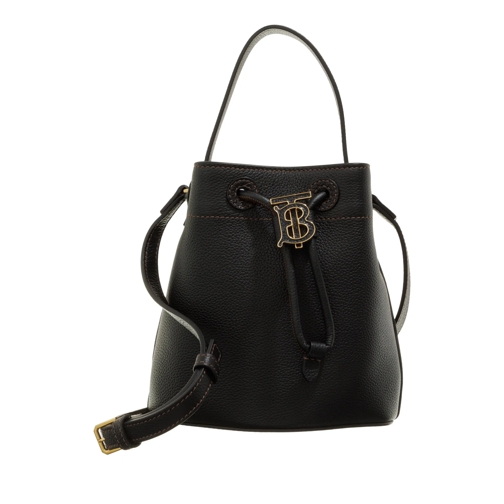 Burberry Sac reporter Drawstring Bucket Bag Black