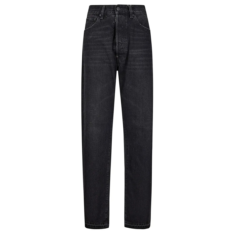 Maison Margiela Jeans Five-Pocket Straight Leg Jeans Black