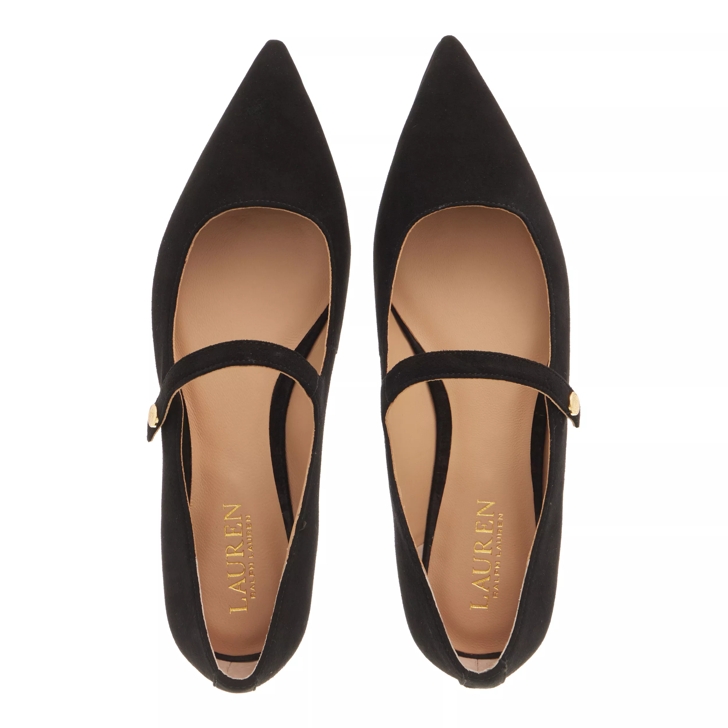 Lauren Ralph Lauren Londyn Mj Flats Mary Jane Black Mary Jane