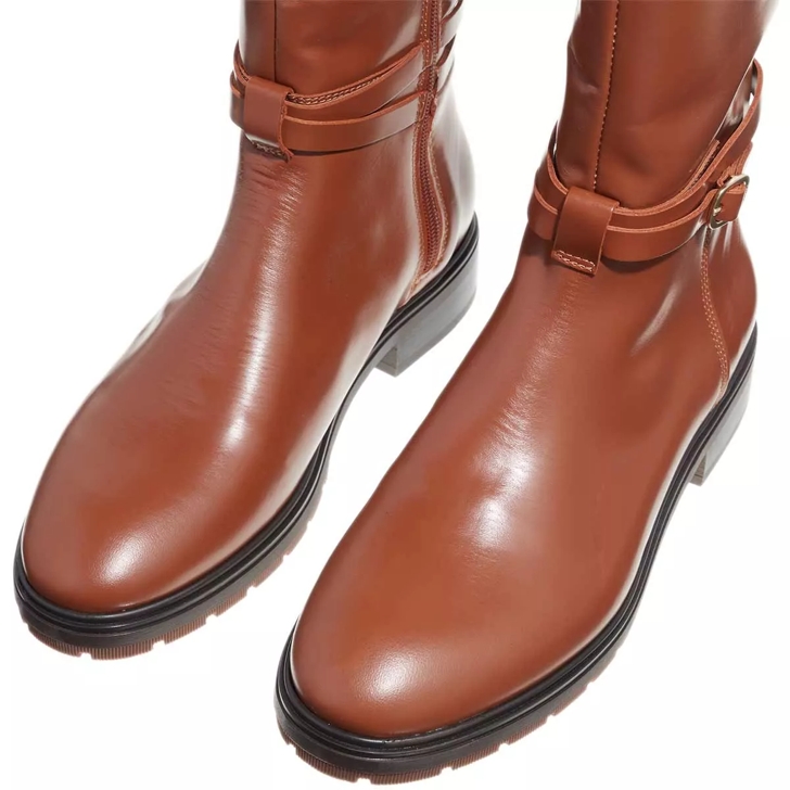 Tommy hilfiger sale cognac boots