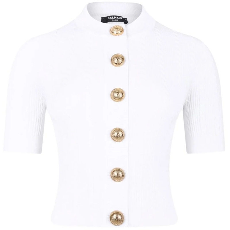Balmain  Sweaters White weiß