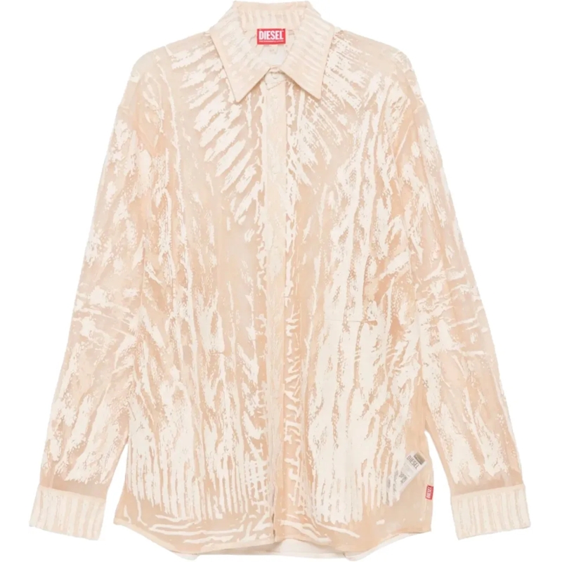 Diesel T-shirt C Overy Qmbr Blouse White weiß