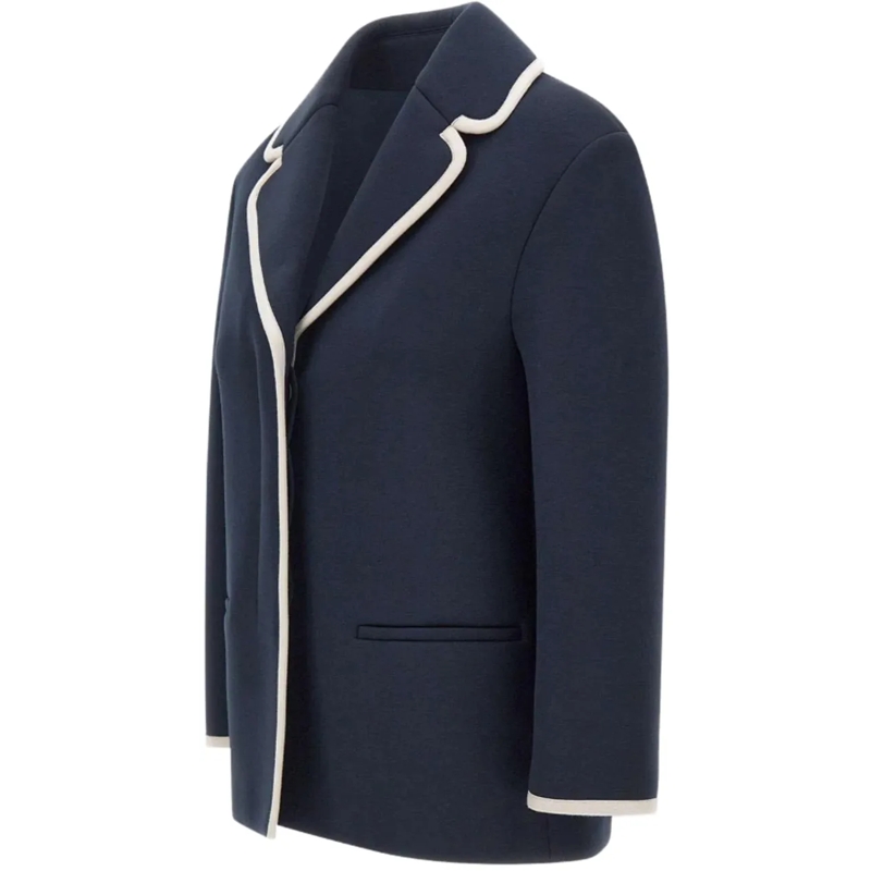 Max Mara Übergangsjacke Jackets Blue blau