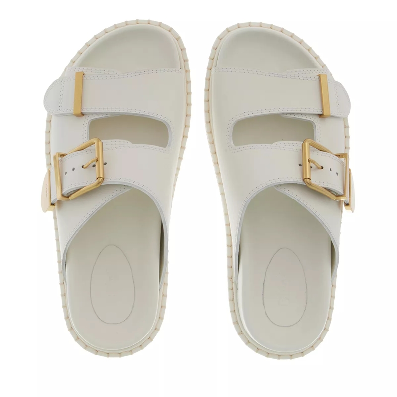 Chloé Slides Slides Woman Brilliant White
