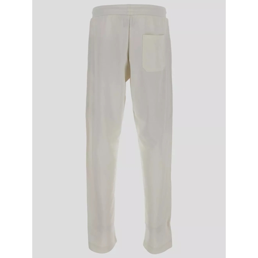 Golden Goose Pantalons Ivory Pants With Contrasting Logo Band And Drawstr Neutrals (Image 2)