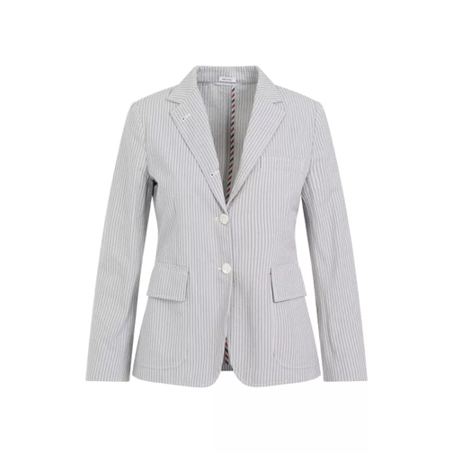 Thom Browne  Grey Cotton Jacket Grey