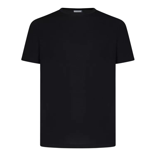 Malo Black Crew-Neck T-Shirt Black 