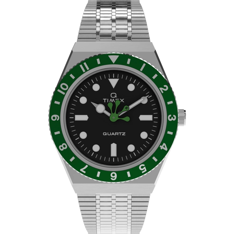 Timex Quarzuhr Quarz-Analoguhr Timex X Seconde Seconde silber