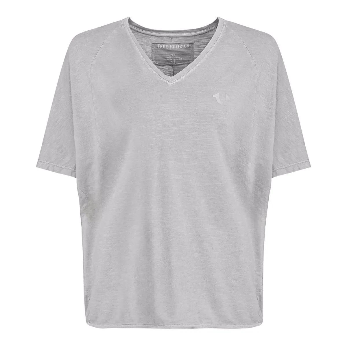 Thumbnail - True Religion - T-Shirt V-Neck - Größe XS - grau