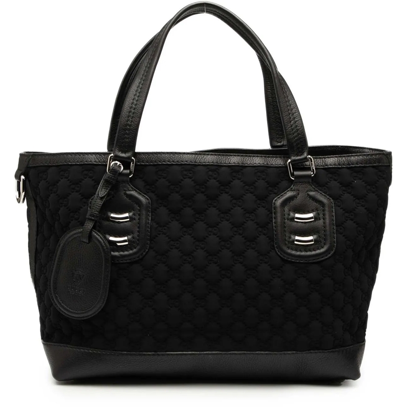 Gucci Shopper GG Neoprene Techno Tag Tote schwarz