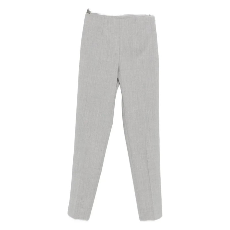 Pt Torino  Tailored Light Grey Trousers White