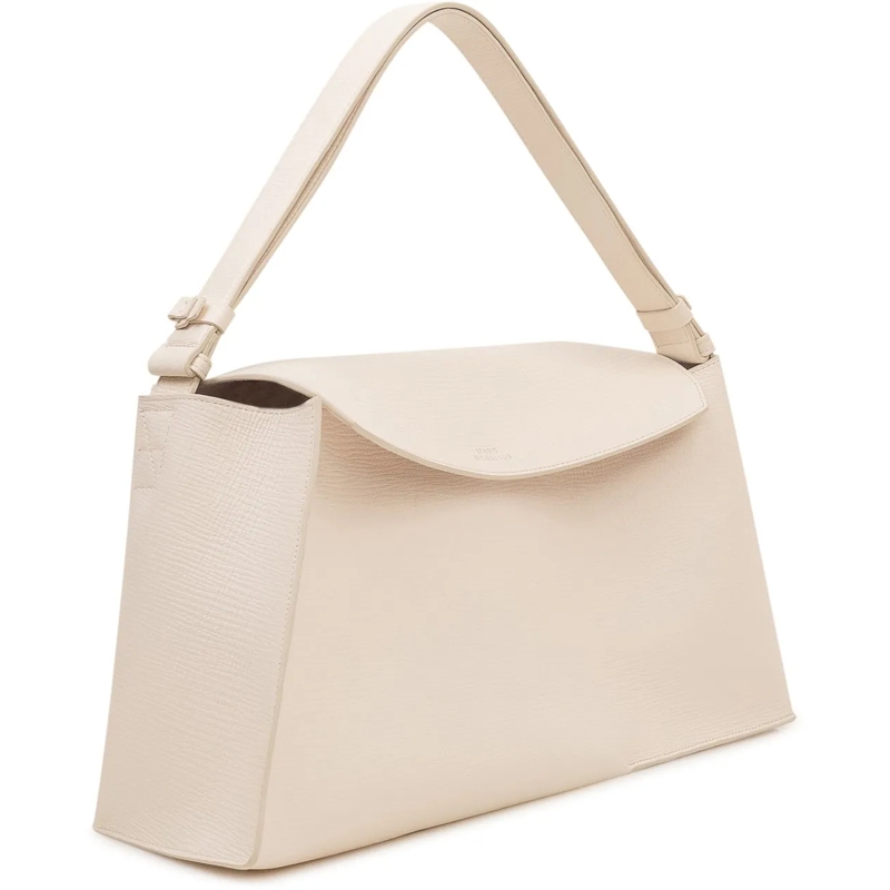 Studio Nicholson Sac à bandoulière Borsa The Folded a Spalla con Patta weiß(Image 2)