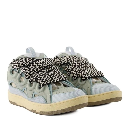 Lanvin Curb Sneakers - Leather - Blue Blue Low-Top Sneaker