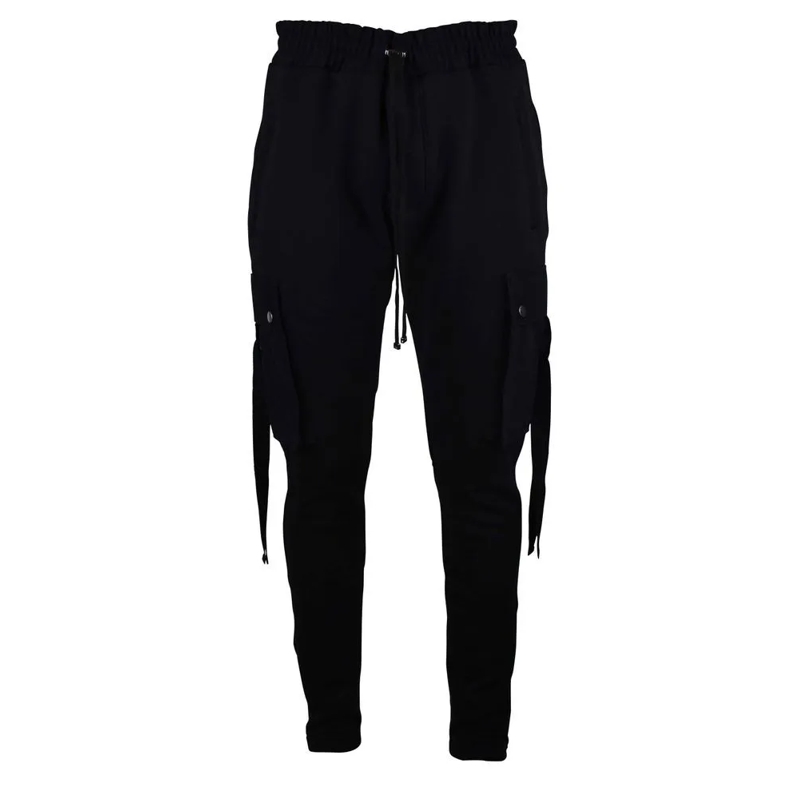 Amiri Pantalon Utility Cargo Pants With Drawstring Waist Black