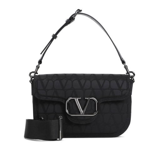 Valentino Schultertasche All Time Black Polyester Shoulder Bag Black