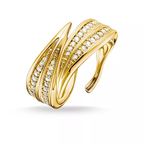 Thomas Sabo Ring Leaves Gold Anneau multiple