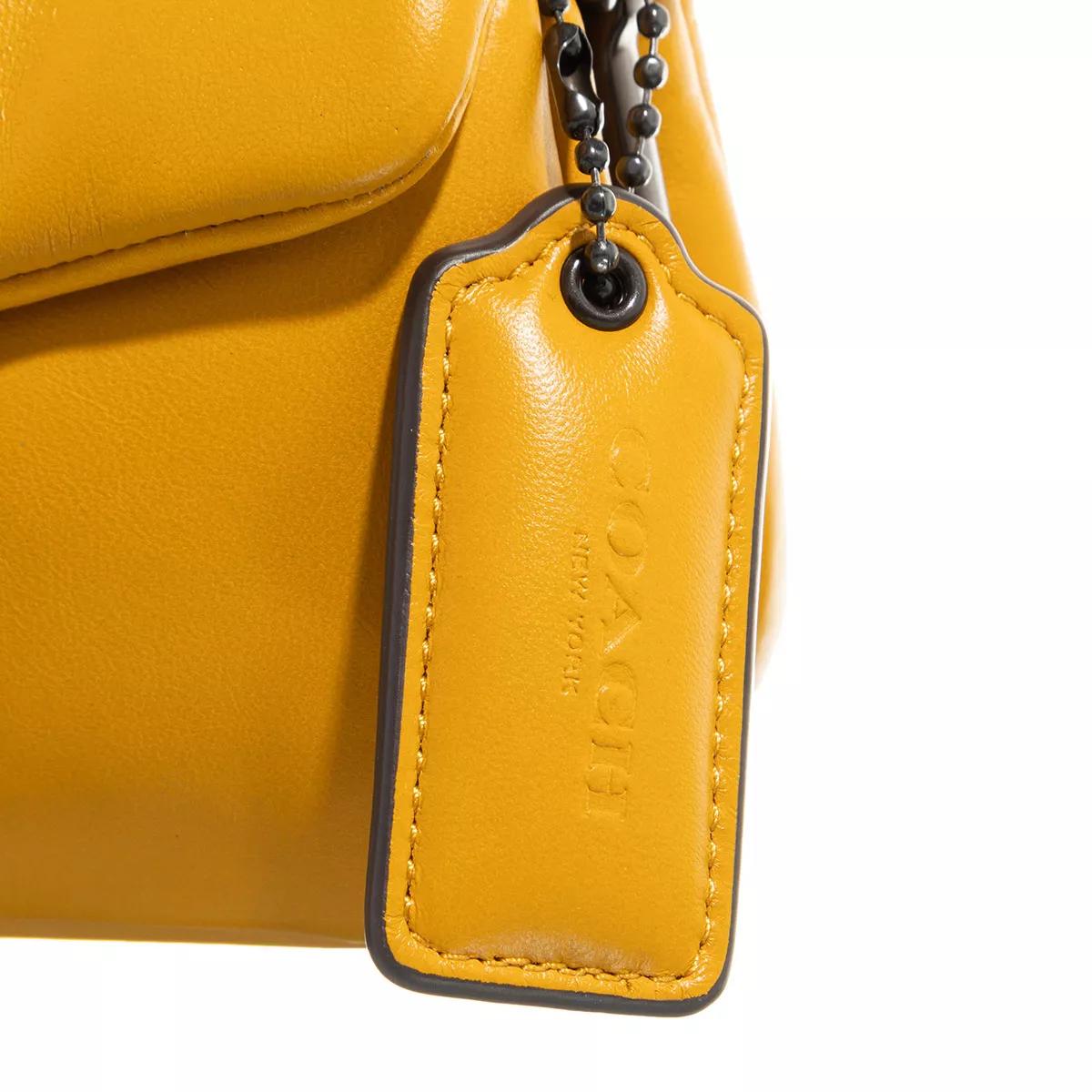 Mustard yellow 2025 coach purse