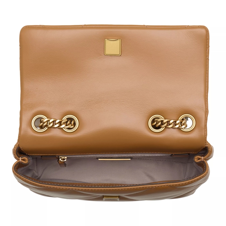 Tan quilted bag clearance