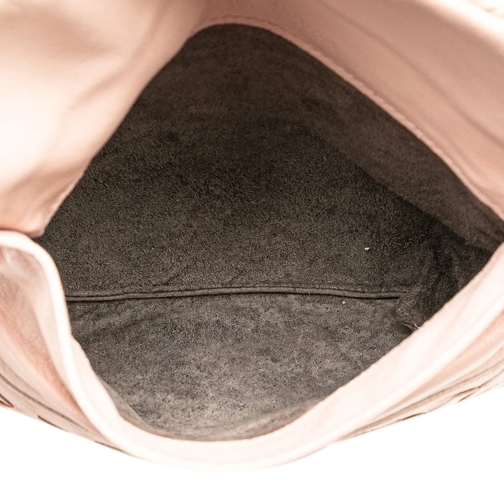 Bottega Veneta Sac à bandoulière 2012-2024 Leather Intrecciato Chain Flap Crossbody rose (Image 11)