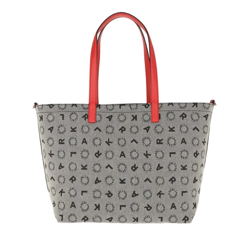 Karl Lagerfeld K/Jacquard Reversible Shopper Red Fire Shopping Bag