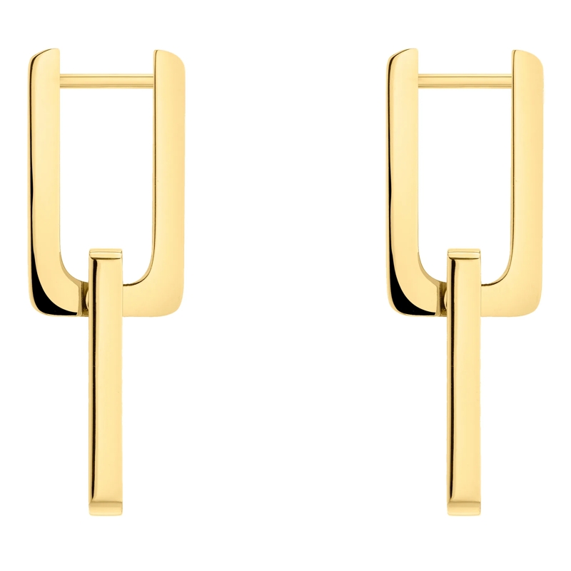 Liebeskind Berlin Ohrstecker Edelstahl The Mini Link gold(Image 3)