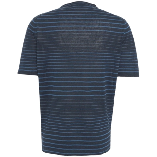 Roberto Collina T-shirts Striped t-shirt blau (Image 2)