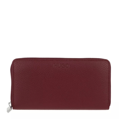 Hugo Mayfair Zip Around Wallet Dark Red Portemonnaie mit Zip-Around-Reißverschluss