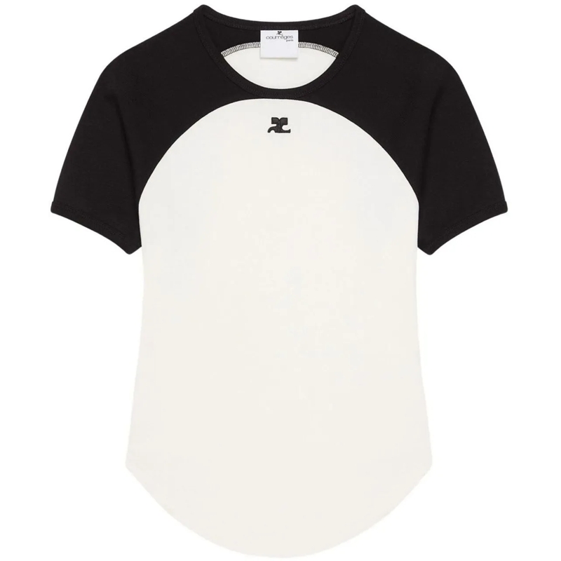 Courrèges T-Shirt Top White weiß