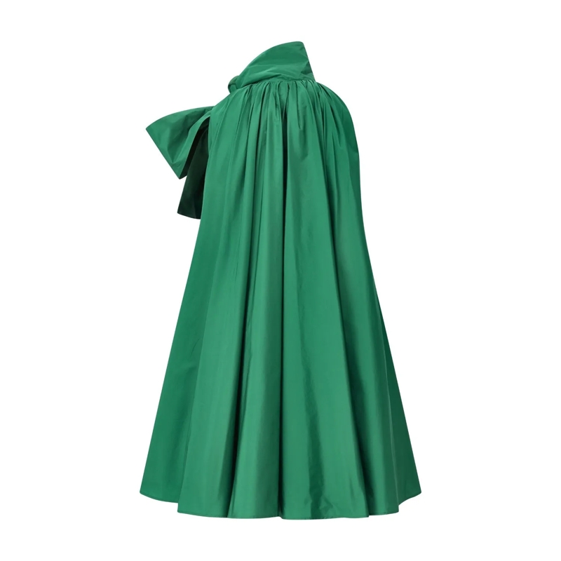Max Mara Minikleid Cocktailkleid Beber mit Seide grün(Image 2)