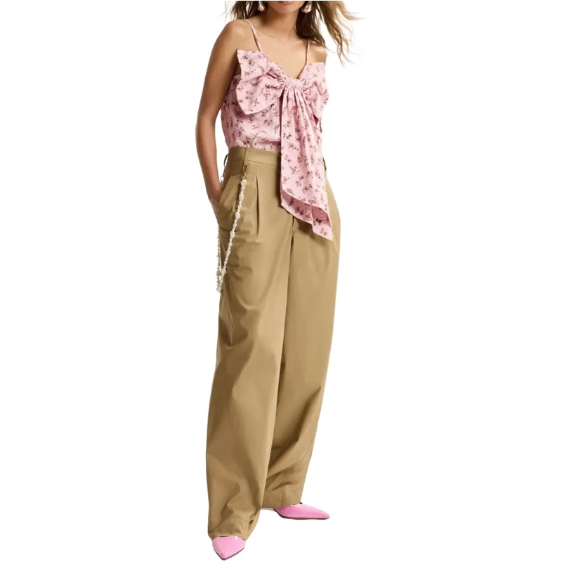 Essentiel Antwerp Hose Essentiel Antwerp Barrel Leg Pants Pantalons Beige beige(Image 2)