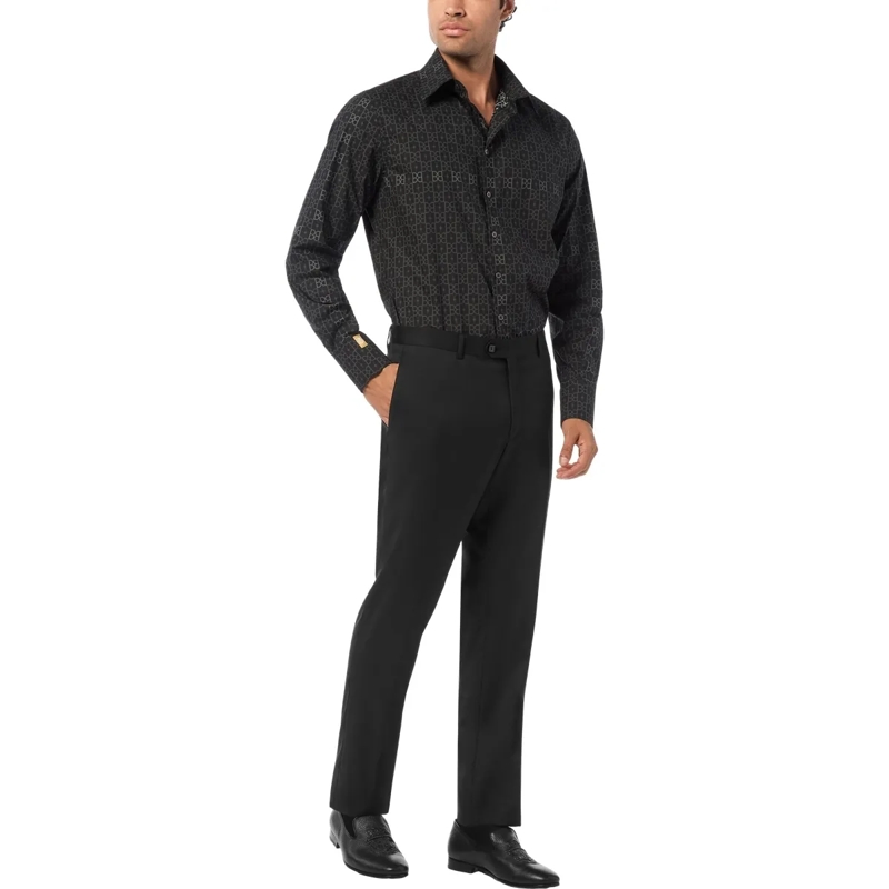 BILLIONAIRE Hemd Hemd Silberschnitt Ls schwarz(Image 3)