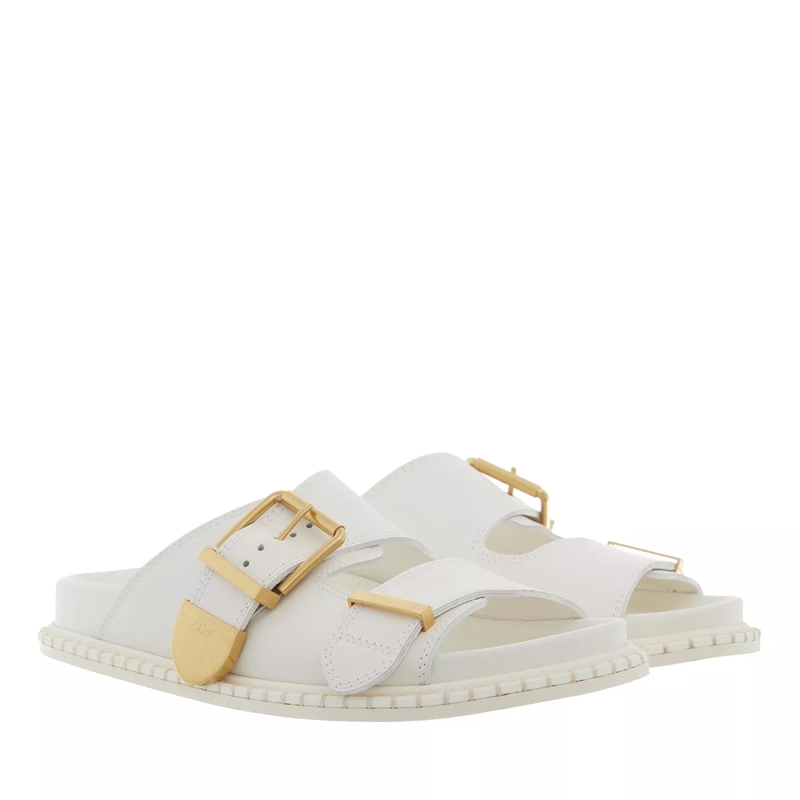 Chloé Slides Slides Woman Brilliant White