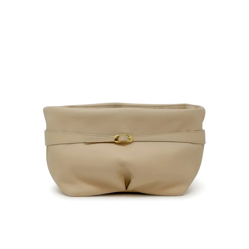Roberto Del Carlo Schultertasche Anna Nude Leather Bag Neutrals