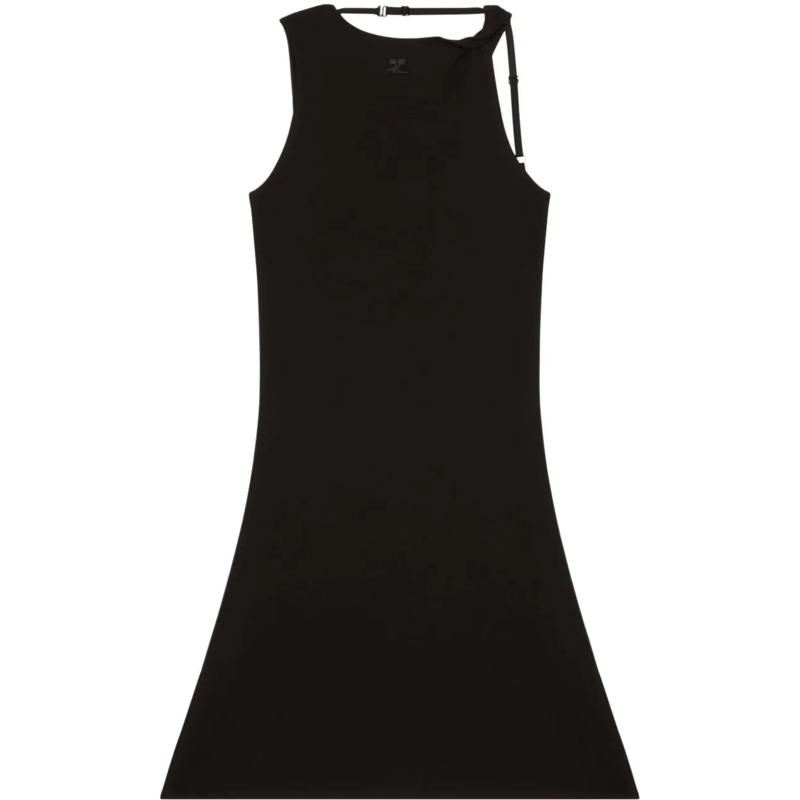 Courrèges Midikleid Dresses Black schwarz
