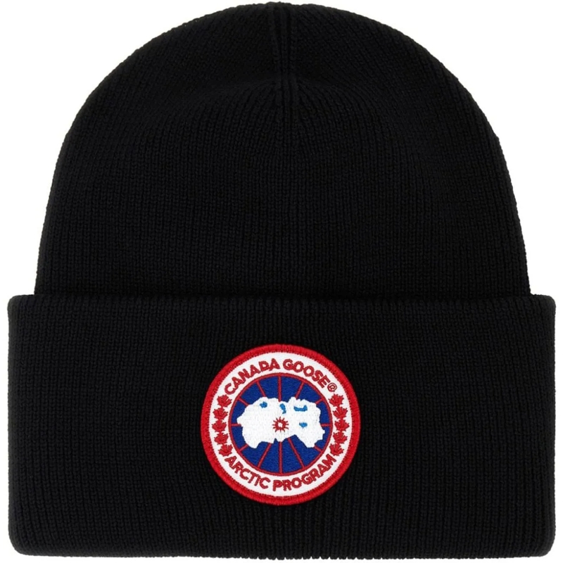 Canada Goose Chapeau en laine Hats Black schwarz