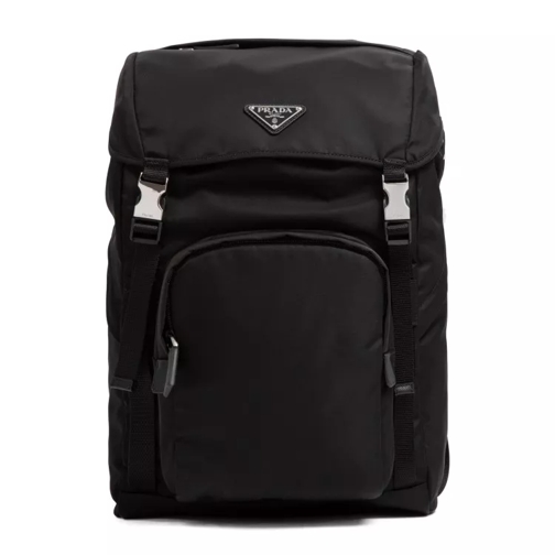 Prada Black Nylon Backpack Black Rucksack