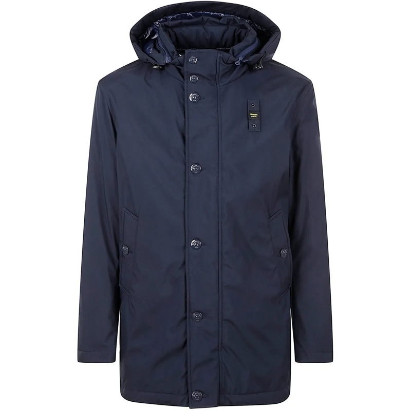 Blauer Daunenjacke Coats Blue blau