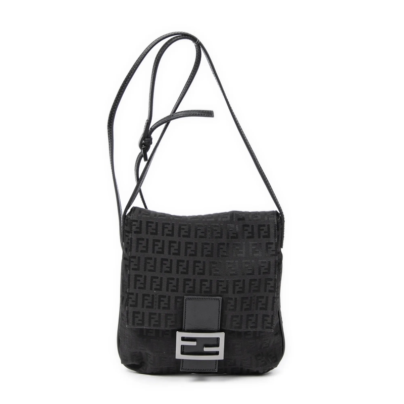 Fendi Crossbody Bag Small Flap Crossbody schwarz