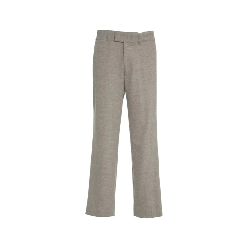 Paolo Pecora Chino Straight-Leg Chinos With Tailored Fit And Clean De Grey