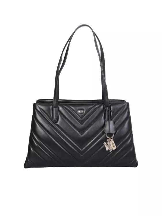 DKNY Totes - Madison Leather Shopper Bag - Gr. unisize - in Schwarz - für Damen