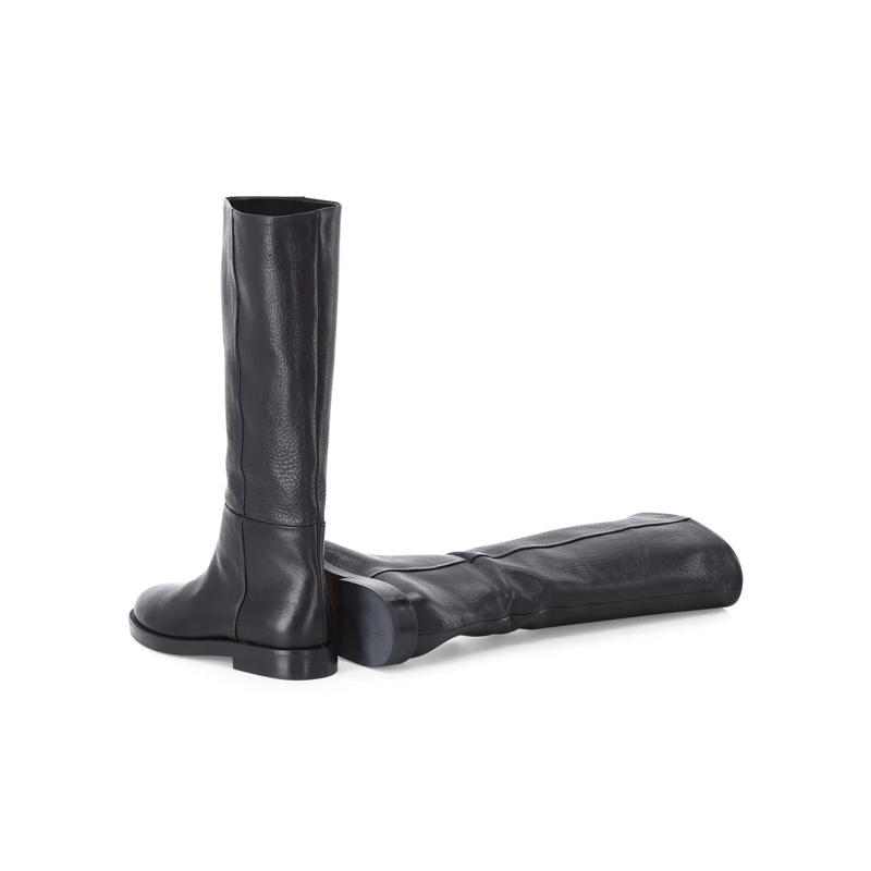 Agl Schnürschuhe Stiefel Zenit aus Leder schwarz(Image 3)